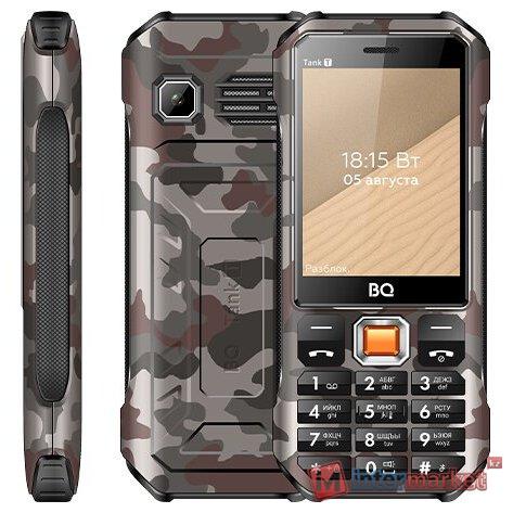 Мобильный телефон BQ 2824 Tank T Camouflage Grey 